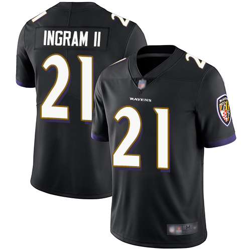Baltimore Ravens Limited Black Men Mark Ingram II Alternate Jersey NFL Football #21 Vapor Untouchable